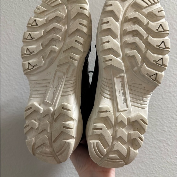 Zadig & Voltaire Black and Cream Sneakers - Picture 11 of 11